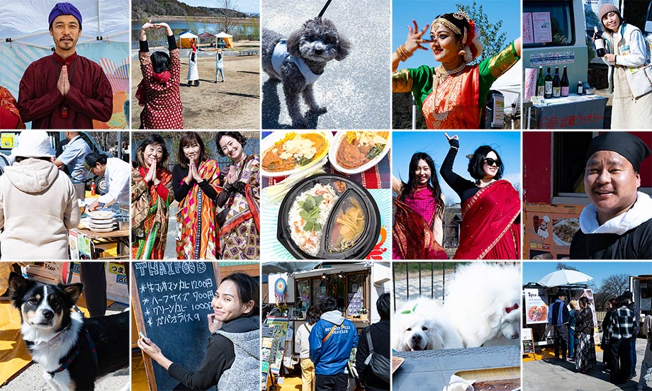 「ナマステ飯能カレー祭り in メッツァ」当日の写真