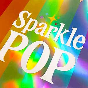きれいな反射をするホログラム、SparklePOP&reg;「オーロラ」の印刷サンプル